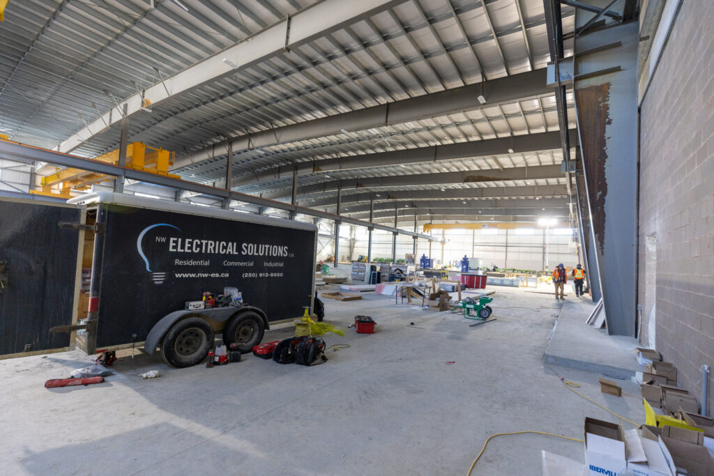 new-warehouse-construction industrial electrical solutions in kelowna and okanagan