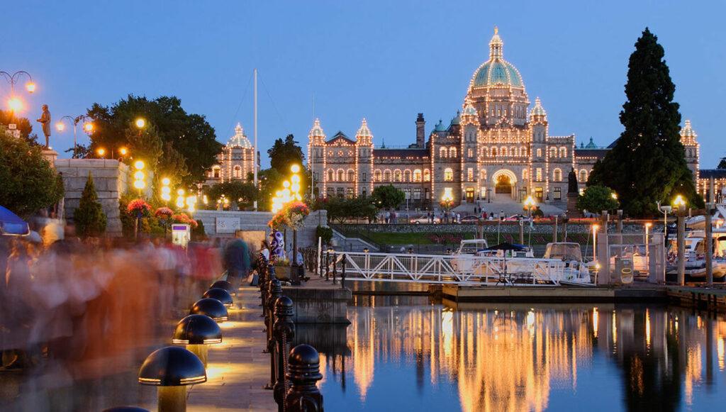 victoria-bc-vancouver-island-at-night Electrical services in Victoria for residential, commercial, and industrial needs