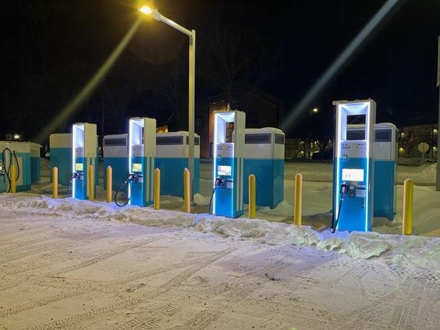 cnc-bc-hydro-ev-chargers-01 ev charger installation project at college of new caledonia in prince george bc by the esl group