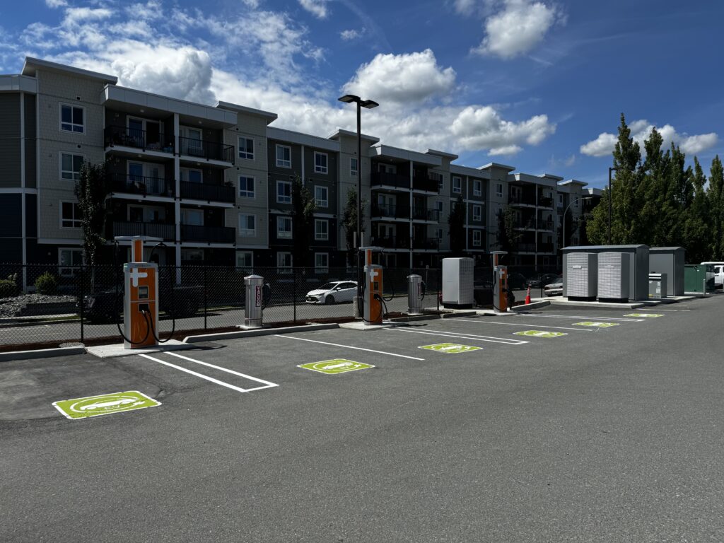 duncan-island-ford-ev-charger-stations ev charger stations installed at island ford in duncan, bc by the esl group